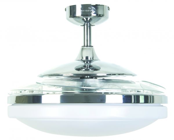 Beacon Deckenventilator Fanaway mit Lampe EVO2 chrom